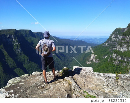 huge canyon valley on the south of Brazil. Rio Grande do Sul state 88222552