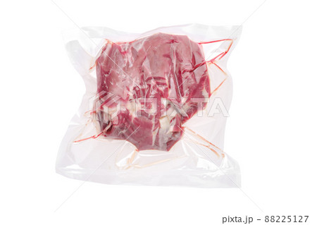 Vacuum sealed shoulder isolated on white Vacuum sealed shoulder isolated on white 88225127