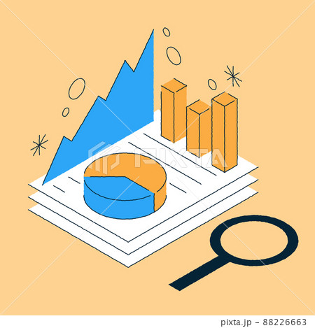Business Analytics Isometric Illustration 88226663