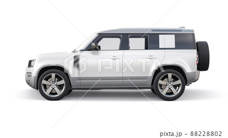 Expedition SUV for rural areas and outdoor activities. 3d render 88228802