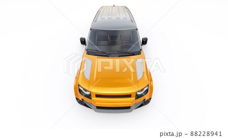 Expedition SUV for rural areas and outdoor activities. 3d render Expedition SUV for rural areas and outdoor activities. 3d render 88228941