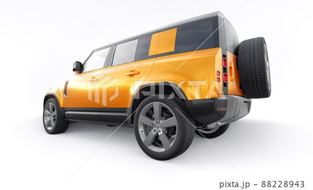 Expedition SUV for rural areas and outdoor activities. 3d render Expedition SUV for rural areas and outdoor activities. 3d render 88228943