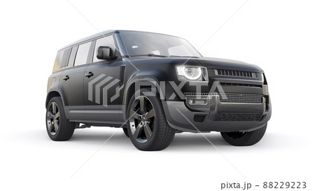 Expedition SUV for rural areas and outdoor activities. 3d render 88229223