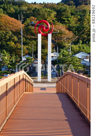 天領の里　夕凪の橋（新潟県） 88229692