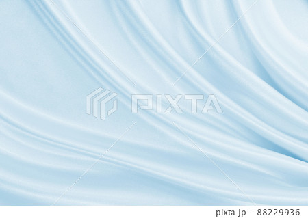 Smooth elegant blue silk or satin luxury cloth texture as abstract background. Luxurious background design Smooth elegant blue silk or satin luxury cloth texture as abstract background. Luxurious background design 88229936