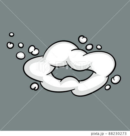 Comic cloud or smoke, cartoon vector motion effects, and explosions Comic cloud or smoke, cartoon vector motion effects, and explosions 88230273