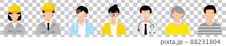人物アイコンセット 88231804