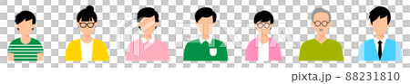 Person icon set 88231810