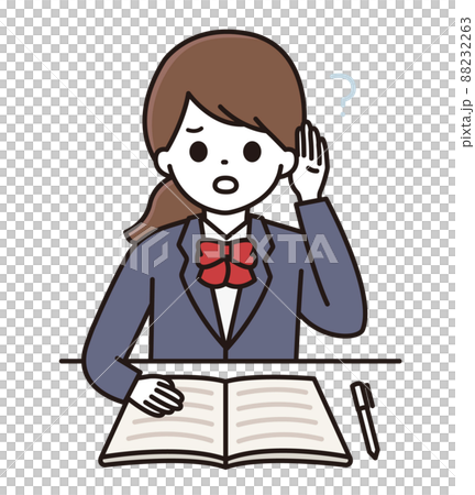 Student Female Class Female High School Student Deafness 88232263