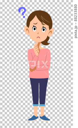 疑問を持つ女性 疑問を持つ女性 88233880
