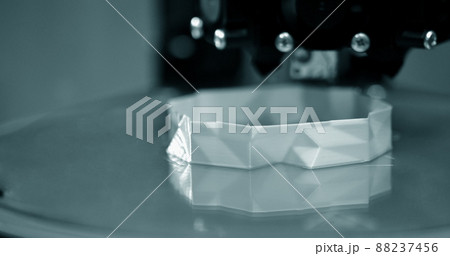 3d printing printer close-up model abstract close-up. 3d printing printer close-up model abstract close-up. 88237456