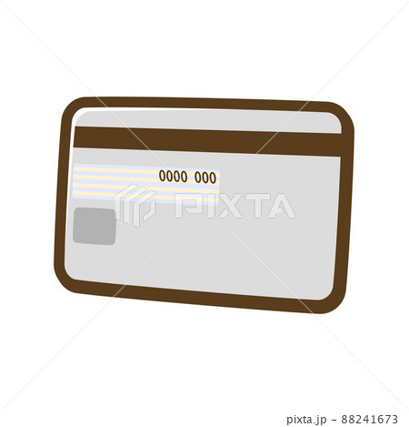 クレジットカード(裏面) クレジットカード(裏面) 88241673