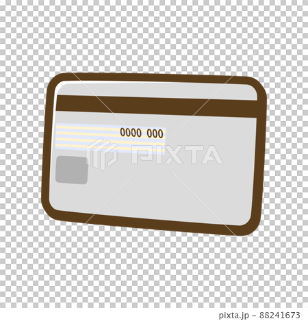 クレジットカード(裏面) クレジットカード(裏面) 88241673