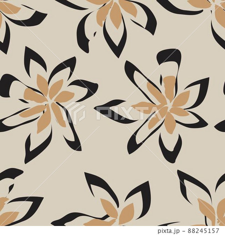 Floral Brush strokes Seamless Pattern Design Floral Brush strokes Seamless Pattern Design 88245157