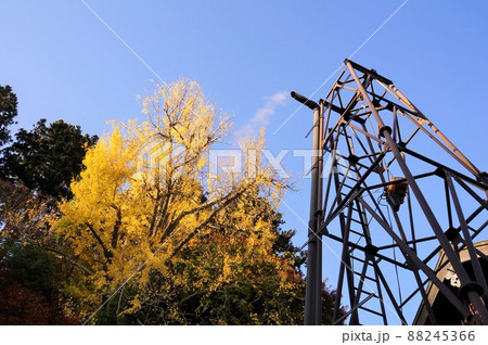 極楽泉源と紅葉（兵庫県神戸市・有馬温泉） 88245366