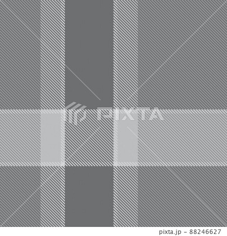 Black and White Asymmetric Plaid textured Seamless Pattern 88246627