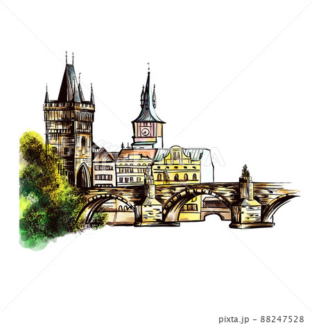 Charles Bridge in Prague 88247528