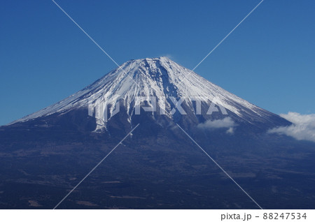 富士山と朝霧高原　富士宮市猪之頭からの眺め 88247534