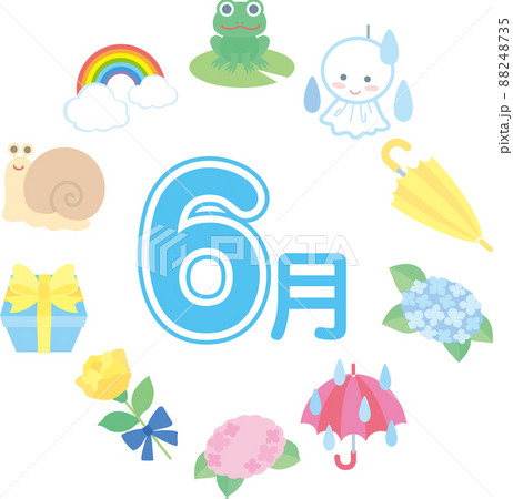 6月のイラストリース 88248735
