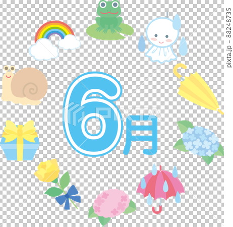 6月のイラストリース 88248735