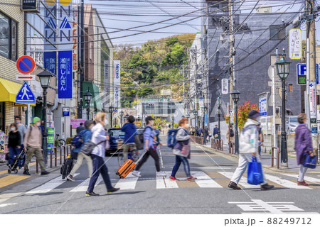 神奈川県の風景　江ノ電鎌倉駅 88249712