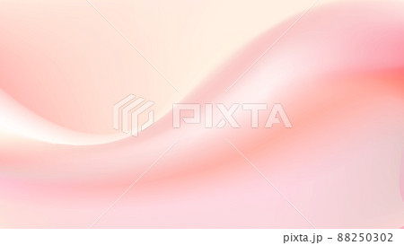 布の波のようなドレープ、優しいピンクの光と影、背景画像 88250302