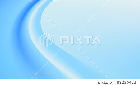 布の波のようなドレープ、優しいブルーの光と影、背景画像 布の波のようなドレープ、優しいブルーの光と影、背景画像 88250423