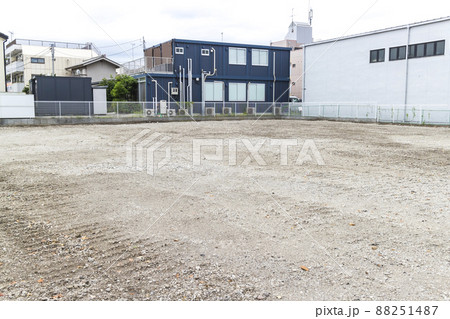 住宅街の空き地 更地 住宅街の空き地 更地 88251487