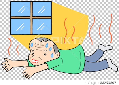 室内熱中症 88253807