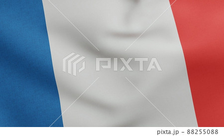 National flag of France waving 3D Render, drapeau francais tricolour or French Tricolour, ancient French colour or cockade of France, flag French Republic National flag of France waving 3D Render, drapeau francais tricolour or French Tricolour, ancient French colour or cockade of France, flag French Republic 88255088