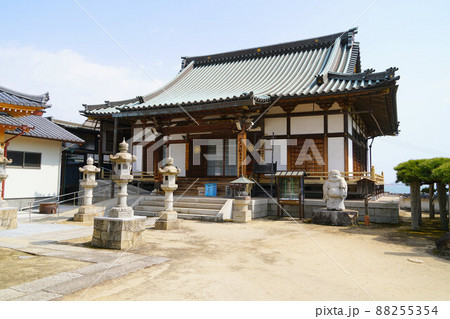 【瀬戸内三十三観音霊場】第十八番　本性院の本堂　岡山県倉敷市 88255354