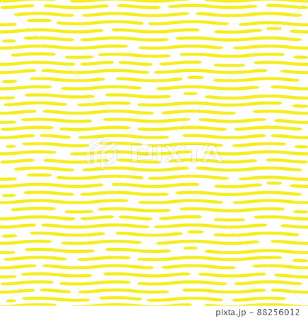 The geometric pattern with wavy lines. Seamless vector background. White and yellow texture. Simple lattice graphic design The geometric pattern with wavy lines. Seamless vector background. White and yellow texture. Simple lattice graphic design 88256012
