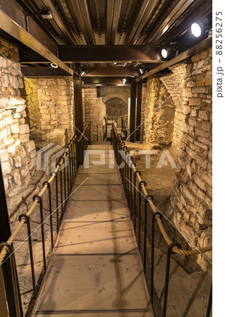 Old foundations under Ruvo di Puglia cathedral, Puglia, Italy 88256275