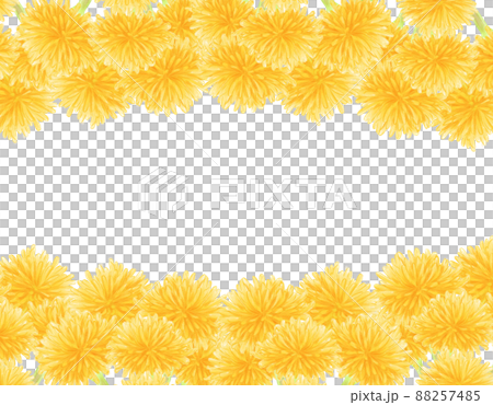 タンポポだらけ上下フレーム 88257485