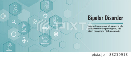 Bipolar Disorder or Depression BP Icon Set & Web Header Banner Bipolar Disorder or Depression BP Icon Set & Web Header Banner 88259918