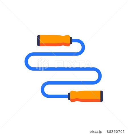 jump rope isolated on white, vector design jump rope isolated on white, vector design 88260705