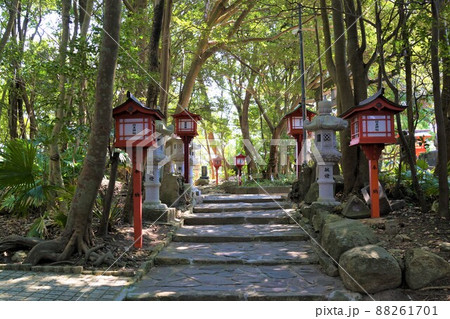 照島神社　（薩摩焼開祖初上陸の地）　いちき串木野市　鹿児島県　 88261701