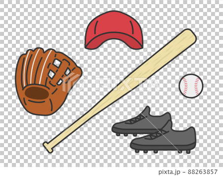 棒球設備插圖集 88263857