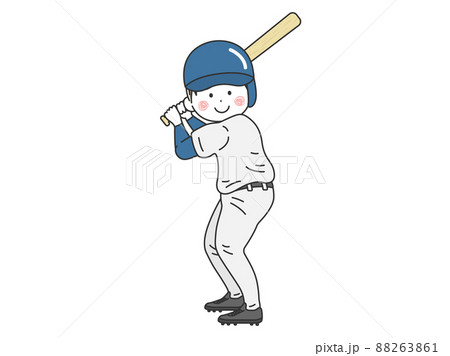 野球のバッターのイラスト 88263861