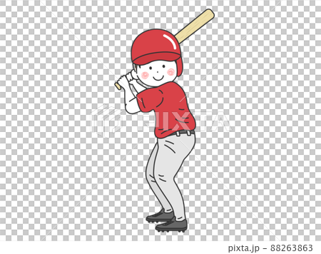 プロ野球のバッターのイラスト 88263863