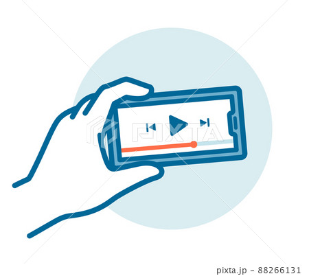 スマートフォンでの動画視聴 スマートフォンでの動画視聴 88266131