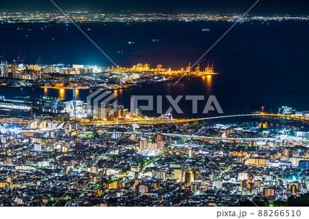 兵庫県神戸市 神戸の夜景 ~掬星台から~ 兵庫県神戸市 神戸の夜景 ~掬星台から~ 88266510