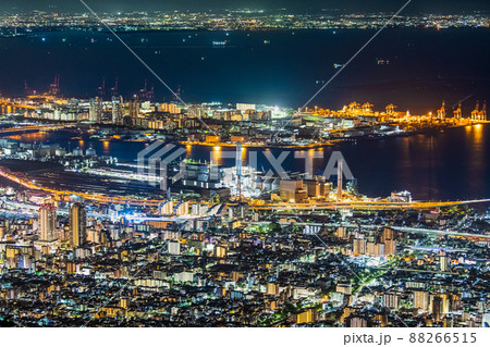 兵庫県神戸市　神戸の夜景　～掬星台から～ 88266515