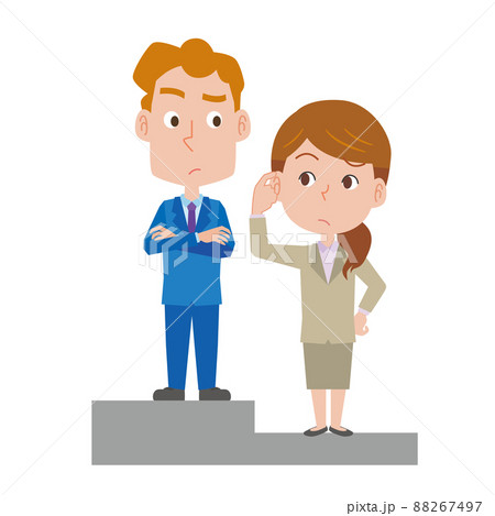 男女の格差のイメージ 男女の格差のイメージ 88267497