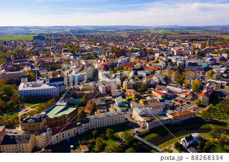 Aerial view of Opava, Czech Republic Aerial view of Opava, Czech Republic 88268334