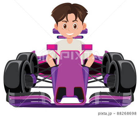 A man driving formula one racing car 88268698