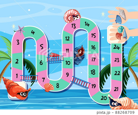 Sea creature board game 88268709