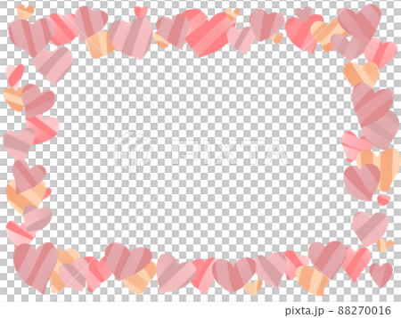 Valentine's Day frame studded with hand-painted hearts 88270016