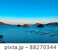 グラデーションの空と海 88270344