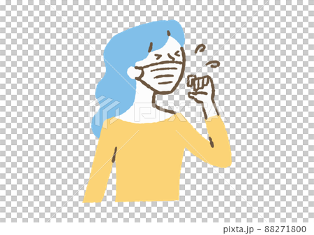 蒙面花粉女性 88271800